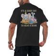 Its A Good Day To Read A Book Cute Pig & Elephant Adventure Men's Back Print T-Shirt Its A Good Day To Read A Book Cute Pig & Elephant Adventure Men's Back Print T-Shirt