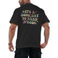 It's A Good Day To Read A Book Reading Librarian Teacher Kid Men's Back Print T-Shirt