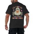 It's A Good Day To Read More Horror Books Halloween Men's Back Print T-Shirt