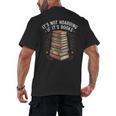 It's Not Hoarding If It's Books Book Reader Lover Men's Back Print T-Shirt