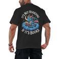 It's Not Hoarding If It's Books Men's Back Print T-Shirt It's Not Hoarding If It's Books Men's Back Print T-Shirt