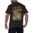 I'Ve Got Issues Comic Book Collecting Men's Back Print T-Shirt I'Ve Got Issues Comic Book Collecting Men's Back Print T-Shirt