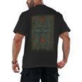 Jane Austen Pride And Prejudice Cover Mr Darcy Book Lovers Men's Back Print T-Shirt