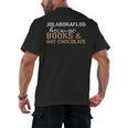 Jolabokaflod Because Books And Hot Chocolate Men's Back Print T-Shirt Jolabokaflod Because Books And Hot Chocolate Men's Back Print T-Shirt