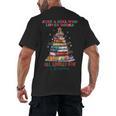 Just a Girl Who Loves Books All Booked For Christmas Men's Back Print T-Shirt