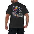 Just a Girl Who Loves Books Men's Back Print T-Shirt Just a Girl Who Loves Books Men's Back Print T-Shirt