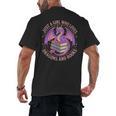 Just A Girl Who Loves Dragons And Books Fantasy Dragon Men's Back Print T-Shirt Just A Girl Who Loves Dragons And Books Fantasy Dragon Men's Back Print T-Shirt