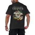 Just One More Chapter Book Lover Men's Back Print T-Shirt