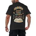 Just One More Chapter Cozy Book Lover Reading & Coffee Men's Back Print T-Shirt