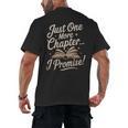 Just One More Chapter Reading Book Lover Bibliophile Men's Back Print T-Shirt