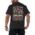 Just One More Chapter Reading Book Lover Men's Back Print T-Shirt