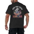 Just One More Chapter Skeleton Reading Book Bookworm Reader Men's Back Print T-Shirt