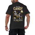 Keep The Candy I'Ll Take Books Halloween Men's Back Print T-Shirt Keep The Candy I'Ll Take Books Halloween Men's Back Print T-Shirt