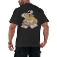 Be Kind Stay Weird Read Books Cute Dragon Men's Back Print T-Shirt