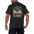 Leave Me Alone I'm Reading Book Lover Reading Lover Men's Back Print T-Shirt