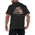 Let The Adventures Begin Book Lovers Magical Whimsical Art Men's Back Print T-Shirt Let The Adventures Begin Book Lovers Magical Whimsical Art Men's Back Print T-Shirt