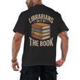 Librarians Do It By The Book Librarian Men's Back Print T-Shirt Librarians Do It By The Book Librarian Men's Back Print T-Shirt