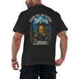 Library Where The Adventure Begins Book Reading Quote Men's Back Print T-Shirt Library Where The Adventure Begins Book Reading Quote Men's Back Print T-Shirt