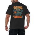 Lifting To Hold More Books Weightlifting Workout Bookish Men's Back Print T-Shirt