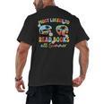 Most Likely To Read Books All Summer Book Lovers Men's Back Print T-Shirt Most Likely To Read Books All Summer Book Lovers Men's Back Print T-Shirt