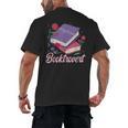 Literary Reading Book Introvert Booktrovert Reading Men's Back Print T-Shirt