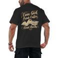 Love God Drink Coffee Read Books Christian Tee Men's Back Print T-Shirt
