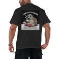I Love Turtles Sea I Have Selective Hearing Coffee And Book Men's Back Print T-Shirt