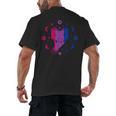 Magic Bi-Pride Book Of Cosmic Energy Men's Back Print T-Shirt Magic Bi-Pride Book Of Cosmic Energy Men's Back Print T-Shirt
