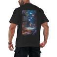 Magic Books Butterflies Fantasy Nature Tea Enchanting Men's Back Print T-Shirt Magic Books Butterflies Fantasy Nature Tea Enchanting Men's Back Print T-Shirt