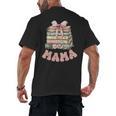 Mama Book First Chapter Birthday Family Matching Party Men's Back Print T-Shirt