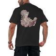 Marie Antoinette Reading A Book Men's Back Print T-Shirt