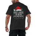 Matching Christmas PJS Most Likely To Read A Book Men's Back Print T-Shirt