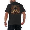 Melanin Afro Women Educated Reading Book History Men's Back Print T-Shirt Melanin Afro Women Educated Reading Book History Men's Back Print T-Shirt