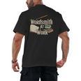 Wordsmith At Work Vintage Writer & Author Pen Book Lover Men's Back Print T-Shirt Wordsmith At Work Vintage Writer & Author Pen Book Lover Men's Back Print T-Shirt