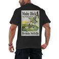 Moby Dick Book Cover Illustration Men's Back Print T-Shirt