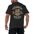 Mystery Book Reader Member Of The Cozy Mystery Book Club Men's Back Print T-Shirt Mystery Book Reader Member Of The Cozy Mystery Book Club Men's Back Print T-Shirt