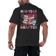 New Year New Chapter Happy New Year 2025 Book Lover Men's Back Print T-Shirt New Year New Chapter Happy New Year 2025 Book Lover Men's Back Print T-Shirt