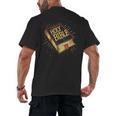 Nice Holy Book Costume For Bible Lovers Men's Back Print T-Shirt Nice Holy Book Costume For Bible Lovers Men's Back Print T-Shirt