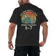 How Many Nights a Week Should You Read 67 Book Reading Meme Men's Back Print T-Shirt