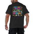 How Many Nights A Week Should You Be Reading 6-7 Book Lovers Men's Back Print T-Shirt