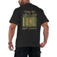 I Have No Shelf Control Vintage Botanical Books Graphic Men's Back Print T-Shirt I Have No Shelf Control Vintage Botanical Books Graphic Men's Back Print T-Shirt
