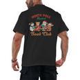 North Pole Readers Book Club Reading Book Christmas Men's Back Print T-Shirt