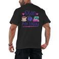 Plan For Today Coffee Yarn Books Sewing Knitter Knitting Men's Back Print T-Shirt Plan For Today Coffee Yarn Books Sewing Knitter Knitting Men's Back Print T-Shirt
