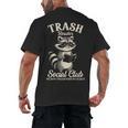Raccoon Bookworm Readers Library Smut Reader Spicy Book Romance Rash Reader Social Club Men's Back Print T-Shirt