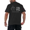 There Is No Such Thing As Too Many Books Bibliophile Men's Back Print T-Shirt