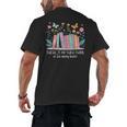 There Is No Such Thing As Too Many Books Reading Teacher Men's Back Print T-Shirt