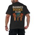 Read Banned Books Club Freely Anti-Censorship Librarian Men's Back Print T-Shirt