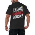 I Read Banned Books Defiant And Bold Men's Back Print T-Shirt