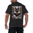 Read Banned Books Drink Coffee Fight Evil Book Reader Lovers Men's Back Print T-Shirt Read Banned Books Drink Coffee Fight Evil Book Reader Lovers Men's Back Print T-Shirt