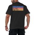 Read Banned Books Pet Dogs Fight Evil Men's Back Print T-Shirt